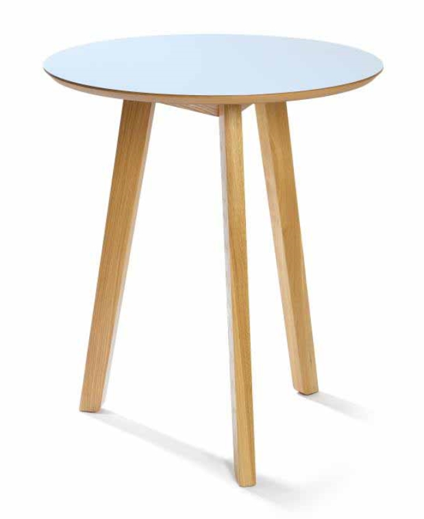 Centro Lite Table 3 leg round poseur height table TCLP/900/RNDA