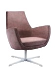 Mae Soft Seating SME2A Medium Back Armchair with Silver 4 Star Swivel Base
