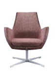 Mae Soft Seating SME2D Medium Back Armchair with Silver 4 Star Fixed Base