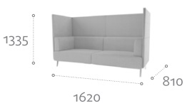 Thynk Soft Seating STK4 Dimensions