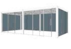 Quiet Space Office Pod - rectangular one wall glazed