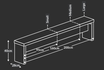 Block White Bench B1WH-PLY