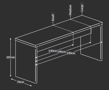 Block White Bench PT1WH-PLY