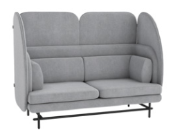 Home Sofas & Booths - high two seater HOMHB2