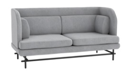 Home Sofas & Booths - low back two seater HOMLB2
