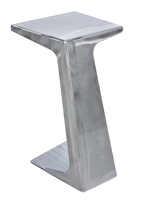 Laptop Table LTT - clear coated raw steel finish