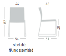 Artesia Meeting Chair Dimensions