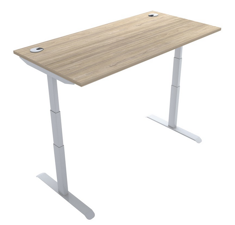 Aerial Height Adjustable Desk shown at standing height
