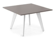 Evolve Colours Breakout Tables 4 seater 740mm high square with tapered legs CLBQ16F
