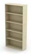 Open Storage Units and Bookcase 1000mm wide bookcase BC2010