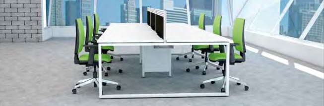 iBench Desk Hoop Leg Frame