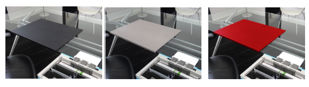 Fold Desk Mats Shown On Glass Top Desk