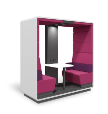  2 Person Open Fronted Meeting Pod HUS-BX-011 #Meet Open S
