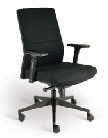 Nero Task Chair with black nylon and 3D height adjustable arms TE33130