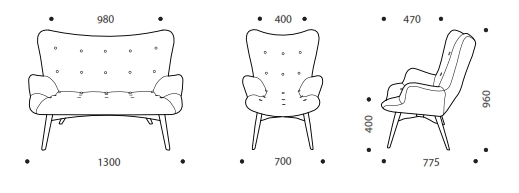 Papa Soft Seating Dimensions