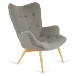 Papa Soft Seating single seat armchair with ash legs