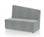 FLSR Two seat sofa Sloping back right to left