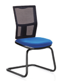 Goal Task Chair mesh back visitor chair with black cantilever frame, no arms GL7C