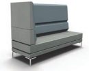 Henray Soft Seating High Back - 3 seater with right arm HENRAYHB3R