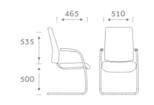 Tick Chair Dimensions TICK/C