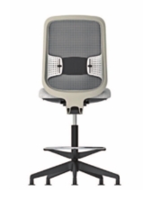 Do Mesh Task Chair counter height, no arms, with footrest and black nylon base DO HBC