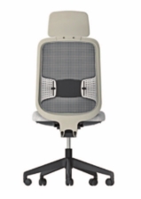 Do Mesh Task Chair with headrest (no arms) and black nylon base DO HBH