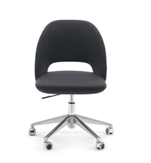 Core Chair swivel frame with castors in black or chrome COR.C