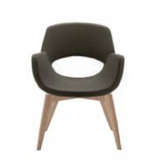Spekta Chair with 4 leg wooden frame V7267