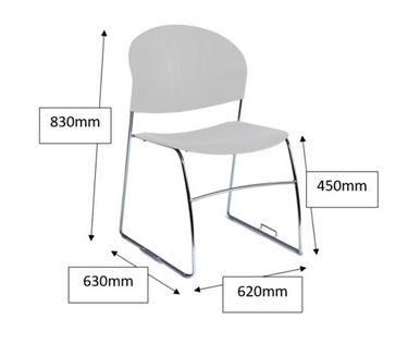 Strike Chair Dimensions