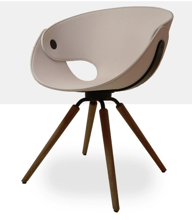 Flat Chair - wooden legs 923.11
