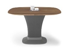 Famiglia Work Table soft square meeting table