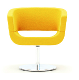 Lola Soft Seating chair with swivel disc base A820