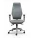 Orthopaedica OC304HA Height Adjustable Arms Synchronised Mechanism Ultra High Back Larger Seat Width Black Finish