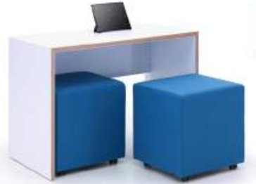 Box-It Modular Seating & Tables Rectangular High Table BOX T15