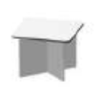 Box-It Modular Seating & Tables Low Square Coffee Table BOX T2