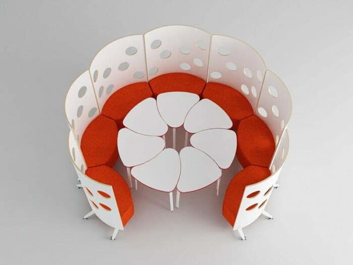 Agile Flexible Furniture - Circular Group With Table