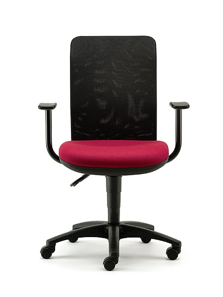 Air Task Chair with mesh back and Fixed 'T' Arms AIR02B 