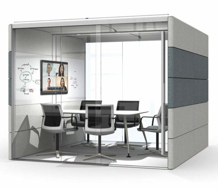 Air3 Modular Meeting Rooms With Table And Chairs
