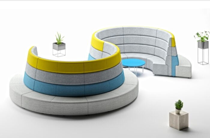 Ally Modular Seating high back S shape configuration