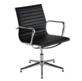 Aria A Executive Chair AM3 medium back with memory return swivel chrome frame on glides