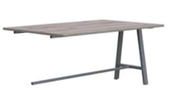 Aspect Tables 1000mm deep dining height table extension with A frame