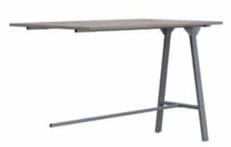 Aspect Tables 1000mm deep poseur height table extension with A frame