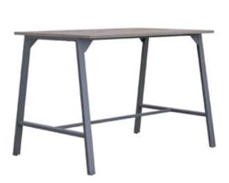 Aspect Tables 1000mm deep poseur height table with A frame