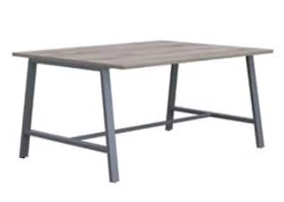 Aspect Tables 1200mm deep dining height table with A frame