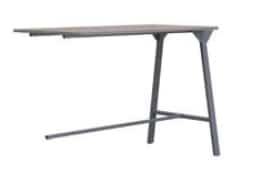 Aspect Tables 800mm deep poseur height table extension with A frame