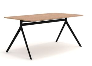 Axyl Tables - Dining height rectangular table with inset legs AXLIR2009