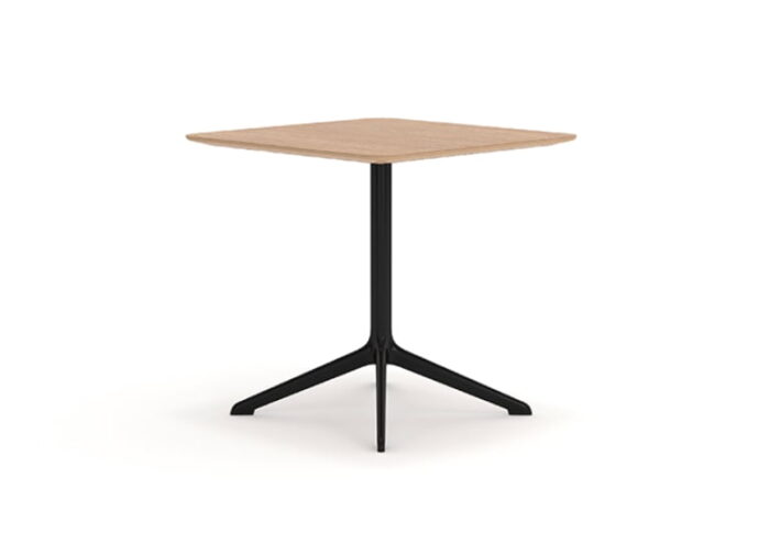 Axyl Tables square dining height with black frame