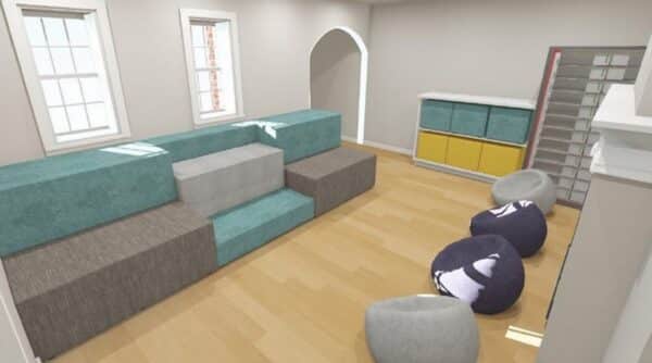 Blockley Tiered Seating | Four Module Shapes | 2 Or 3 Levels