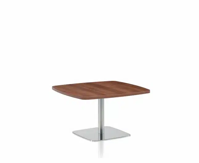 Box Soft Seating large square table with pedestal base BXT4