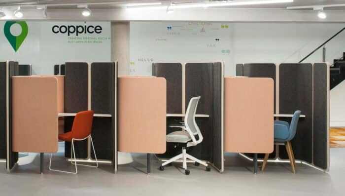 Coppice Work Booths In Office